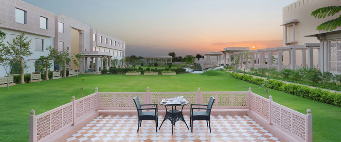 tea-setup-sunrise-welcomhotel-jodhpur